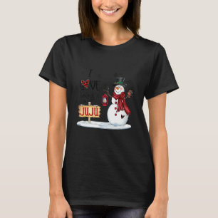 Camiseta Me Encanta Ser Una Abuela Cuidadosa Navidad De Nie
