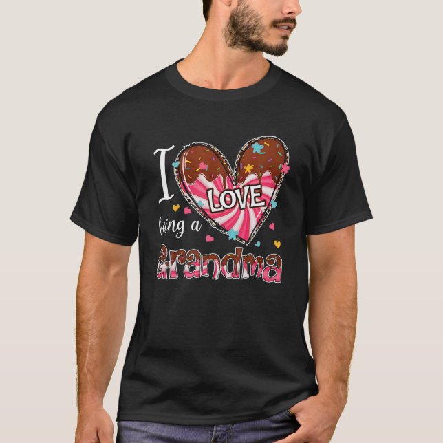 Camiseta Me encanta ser una abuela Feliz Regalos de San Val (Anverso)
