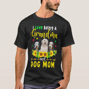 Camiseta Me Encanta Ser Una Abuela Y Un Collie Con Cabeza D