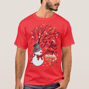 Camiseta Me encanta ser una abuela y una graciosa familia d