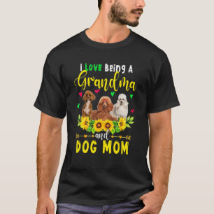 Camiseta Me Encanta Ser Una Abuela Y Una Madre De Perro Per