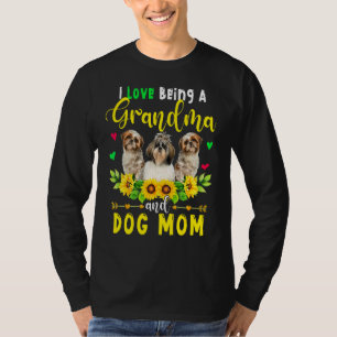 Camiseta Me Encanta Ser Una Abuela Y Una Madre Perra Cute S