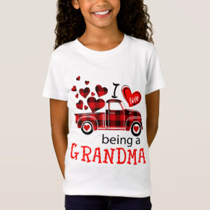 Camiseta Me encanta ser una camioneta roja de la abuela