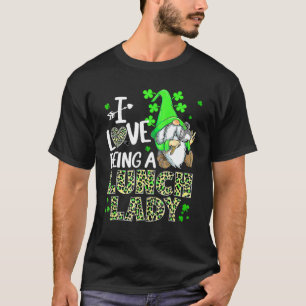 Camiseta Me Encanta Ser Una Dama De Almuerzo Gnome Lunch La