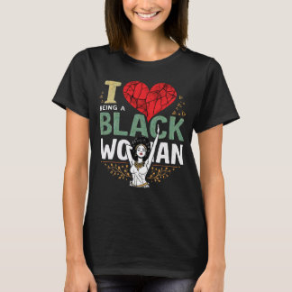 Camiseta Me encanta ser una mujer negra