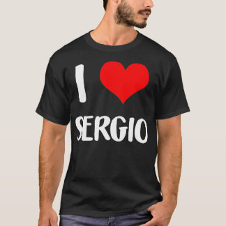 Camiseta Me encanta SERGIO valentine, lo siento señoras, co