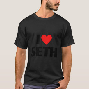 Camiseta Me encanta Seth First Name - I Heart Seth
