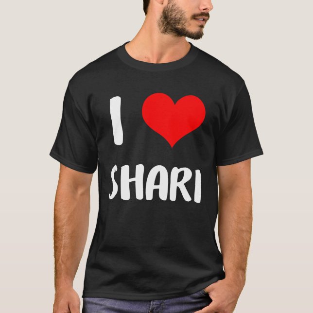 Camiseta Me encanta SHARI valentine, lo siento señoras, chi (Anverso)
