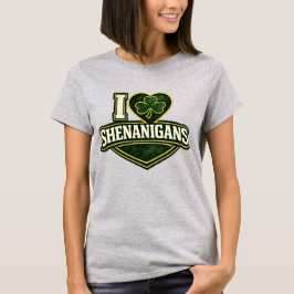 Camiseta Me encanta Shenanigans - Día de San Patricio