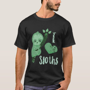 Camiseta Me encanta Sloth Splatter