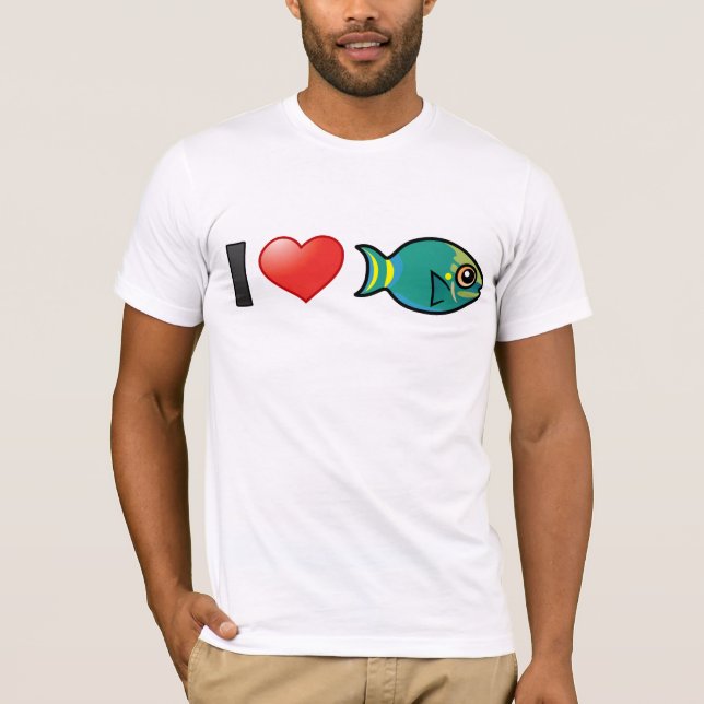 Camiseta Me encanta Stoplight Parrotfish (Anverso)