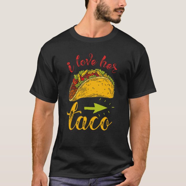 Camiseta Me Encanta Su Pareja De Taco Que Coincide Cinco De (Anverso)