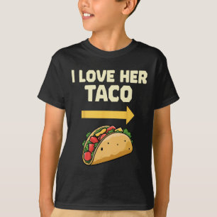 Camiseta Me encanta su taaco, sus parejas de Fiesta mexican