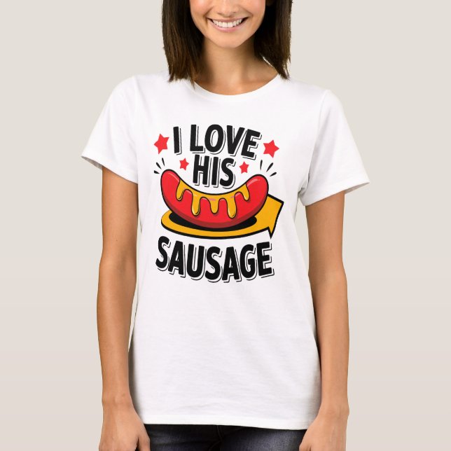Camiseta Me Encanta Su Tee Gracioso (Anverso)