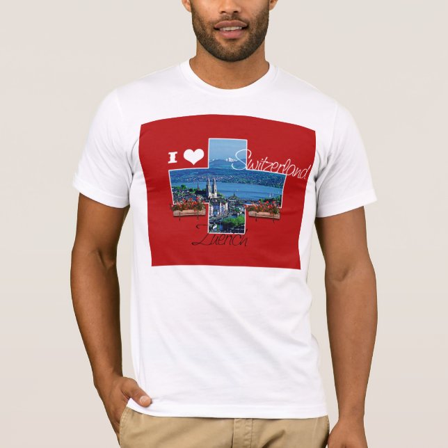 Camiseta Me encanta Suiza (Anverso)