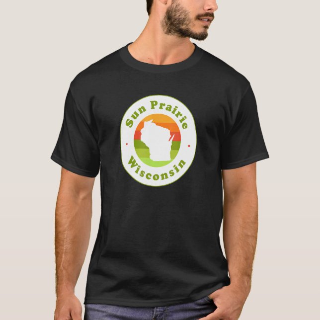 Camiseta Me encanta Sun Prairie Wisconsin Wi Vacation Souve (Anverso)