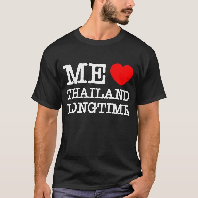 CAMISETA ME ENCANTA TAILANDIA DURANTE MUCHO TIEMPO (Anverso)