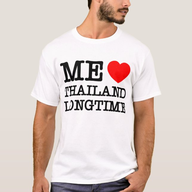 CAMISETA ME ENCANTA TAILANDIA DURANTE MUCHO TIEMPO (Anverso)