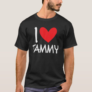 Camiseta Me encanta Tammy Name Chica personalizada Mujer BF