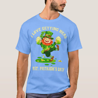 Camiseta Me encanta tener la cabeza en St Patricks Day Lepr