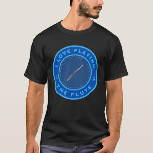 Camiseta Me encanta tocar flauta