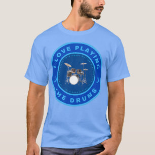 Camiseta Me encanta tocar los tambores (2)
