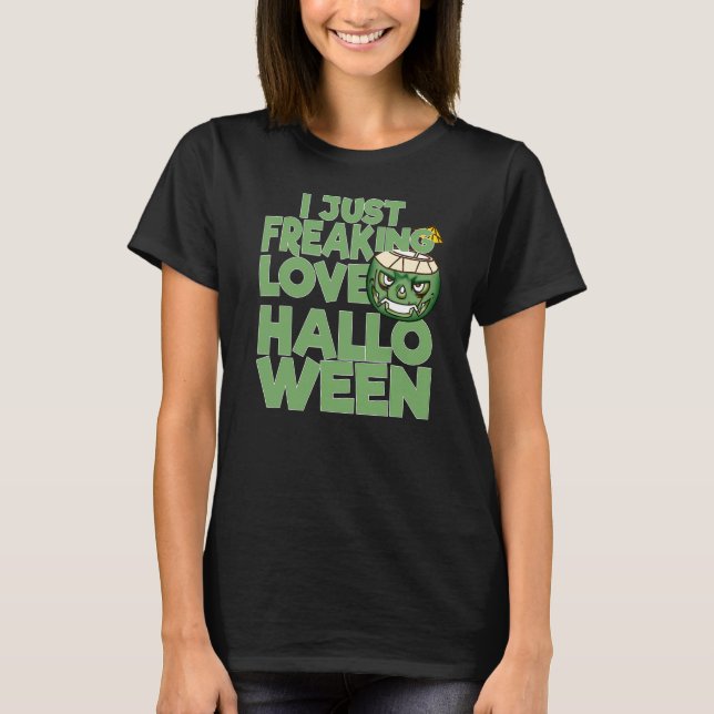 Camiseta Me Encanta Totalmente Halloween   Coco Jack O La (Anverso)