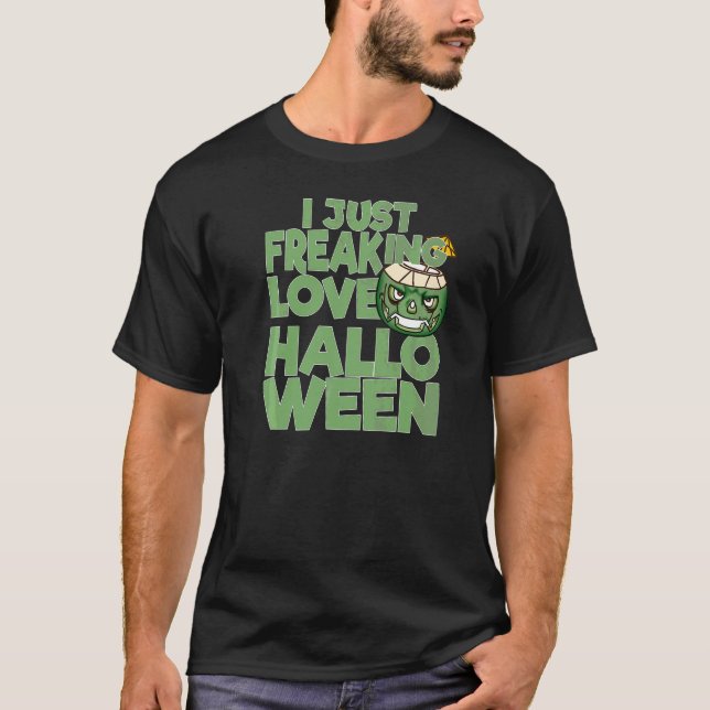 Camiseta Me Encanta Totalmente Halloween Coco Linterna De C (Anverso)