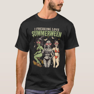 Camiseta Me Encanta Totalmente La Momia De Halloween De Sum