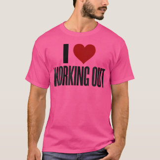 Camiseta Me Encanta Trabajar En La Construcción De Cuerpos