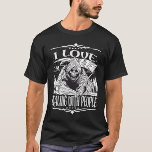 Camiseta Me Encanta Tratar Con La Gente Inspiradora Agradab