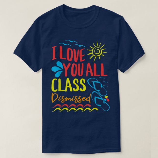 Camiseta Me Encanta Tu Clase Descartada Profesora De Jardín (Diseño del anverso)