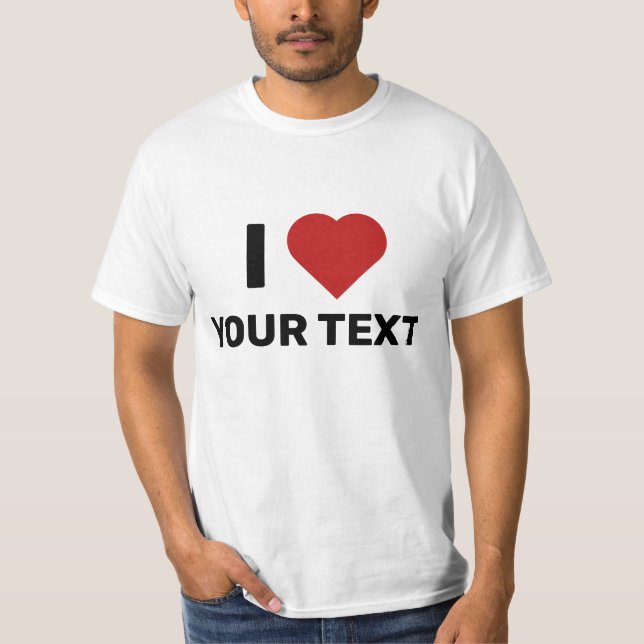 Camiseta Me encanta tu texto (Anverso)