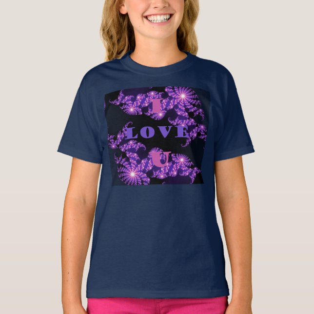 Camiseta Me encanta U Hakuna matata Toddler Long Sleeve TSh (Anverso)