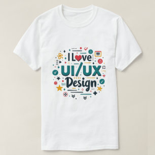 Camiseta Me Encanta Ui Ux Design Funny Ui Ux Designer