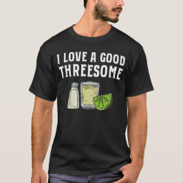 Camiseta Me encanta un buen regalo de tequila lima sal trío
