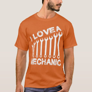 Camiseta Me Encanta Un Mecánico
