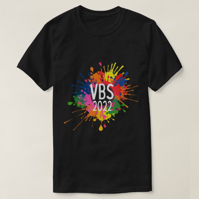 Camiseta Me encanta VBS 2022 Crew Vacation Bible School Pai (Diseño del anverso)