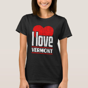 Camiseta Me encanta Vermont el mejor estado del hogar que c