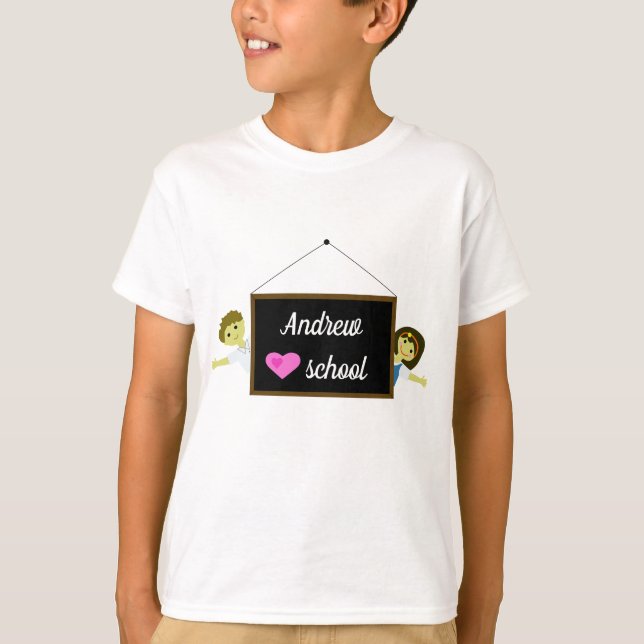 Camiseta Me encanta volver a la escuela (Anverso)