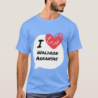 Camiseta Me encanta Waldron Arkansas Oversized