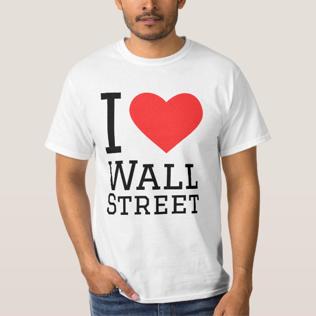 Camiseta Me encanta Wall Street (Anverso)