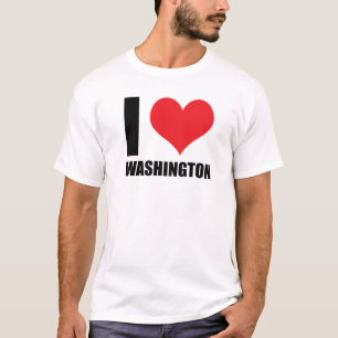 Camiseta Me encanta Washington