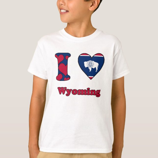 Camiseta Me encanta Wyoming (Anverso)