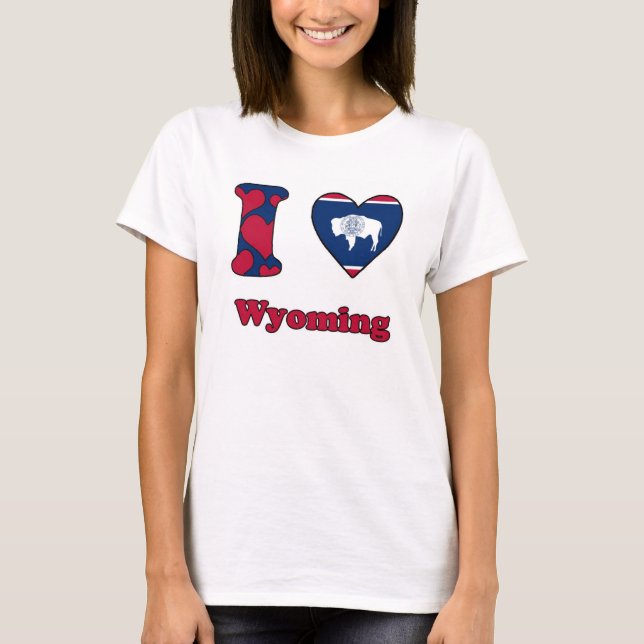 Camiseta Me encanta Wyoming (Anverso)