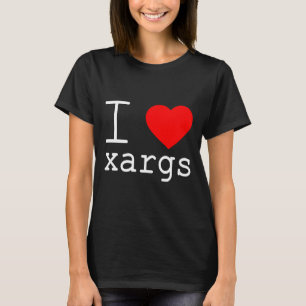 Camiseta Me encanta xargs