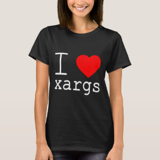 Camiseta Me encanta xargs