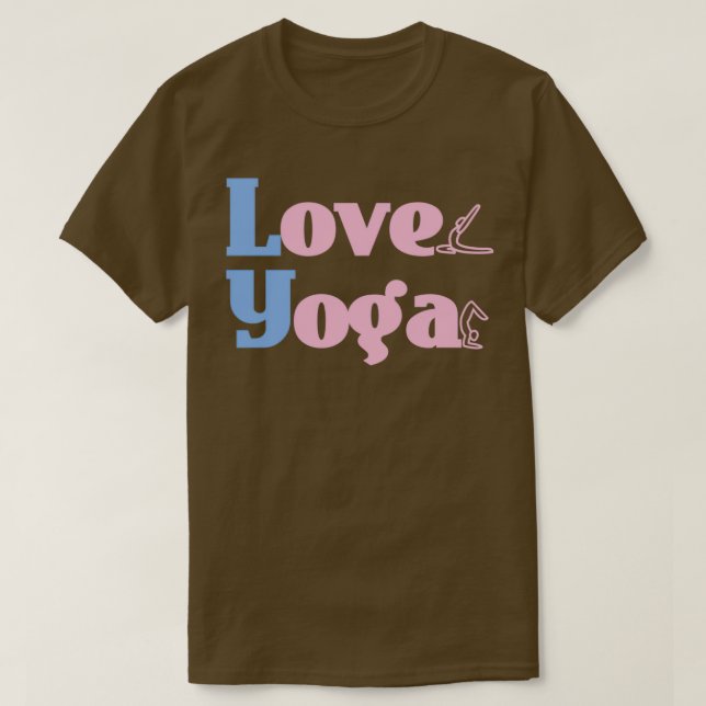 Camiseta Me encanta Yoga Yoga Lover Yoga pose 3 (Diseño del anverso)