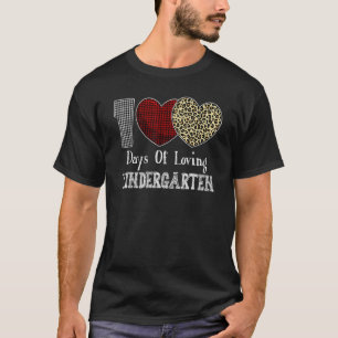 Camiseta Me Encantan 100 Días Escolares El Profesor Leo De 