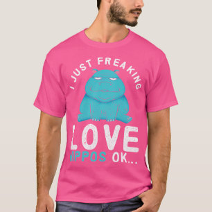 Camiseta Me Encantan Hippos Hippopótamo
